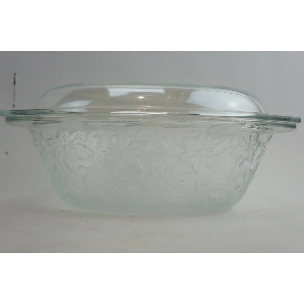 Pyrex Casserole Dish Princess House Fantasia 3qt Casserole Dish‎ + Lid Floral GC